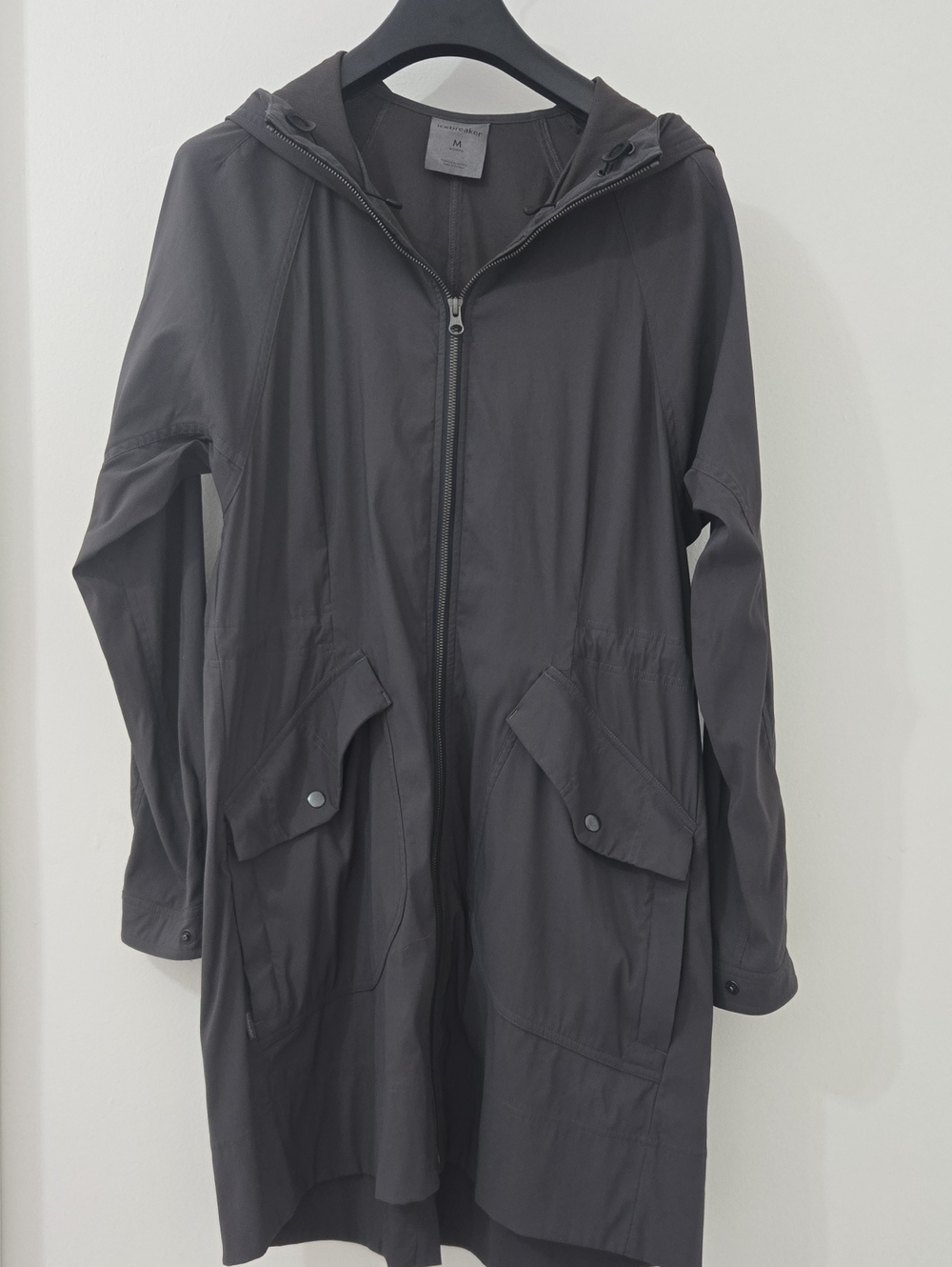 Icebreaker Lightweight Hooded Trench Coat